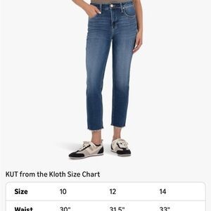 Kut from the Kloth Women's Dark Blue Ankle Jeans